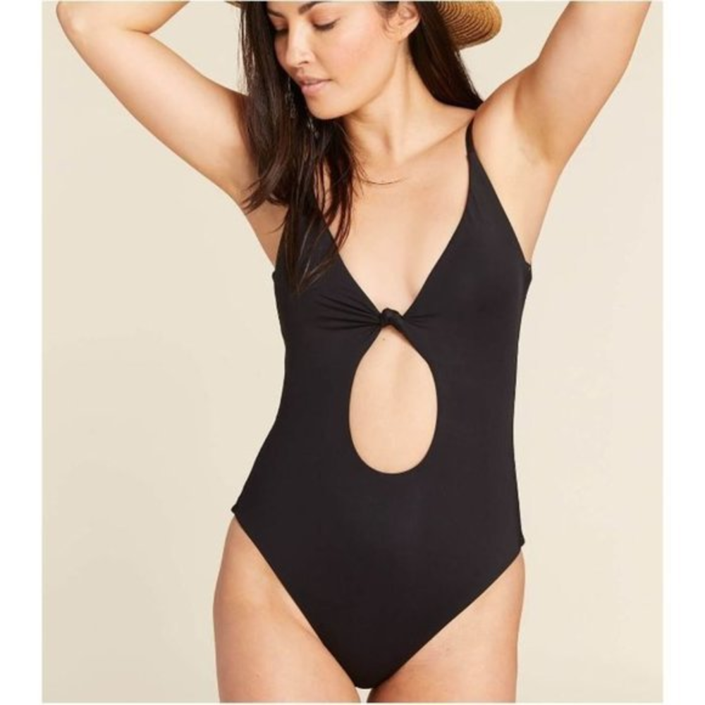 Andie‎ Swim The Santorini One Piece Black NWT Size Large Tall